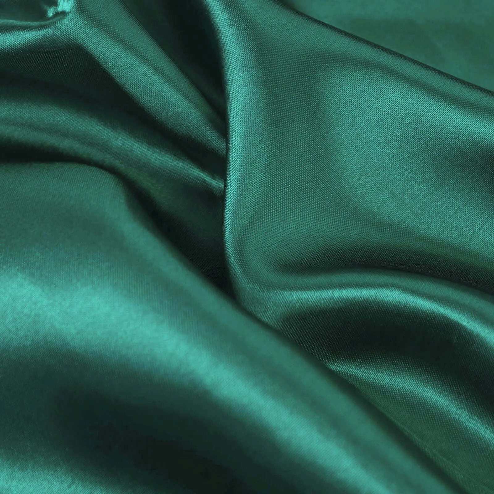 10 Yards x 54" Hunter Emerald Green Satin Fabric Bolt