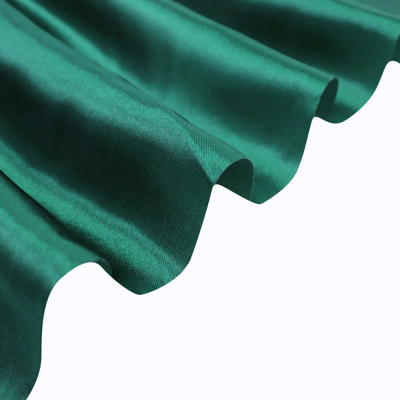 10 Yards x 54" Hunter Emerald Green Satin Fabric Bolt