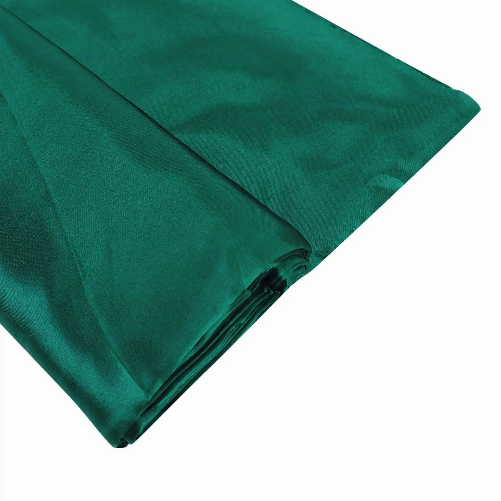 10 Yards x 54" Hunter Emerald Green Satin Fabric Bolt