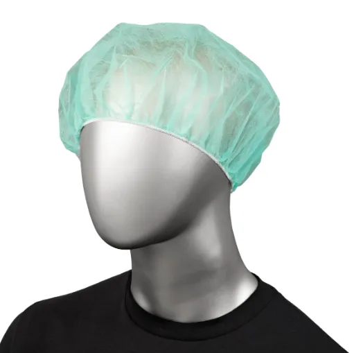 (1000/Case) AmbiShield 21" Green Bouffant Cap