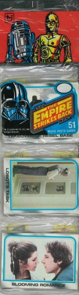 1980 TOPPS STAR WARS EMPIRE STRIKES BACK CARDS RACK PACK