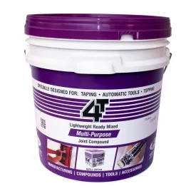 4T Multi Purpose Pail 15Ltr (18.5 kg) (Purple Lid) Tinted