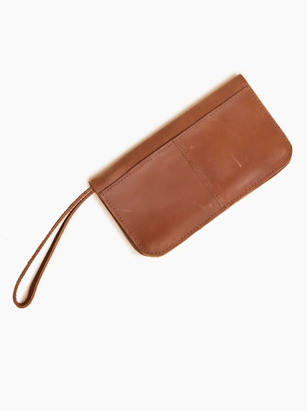 Alem Snap Wallet in Whiskey