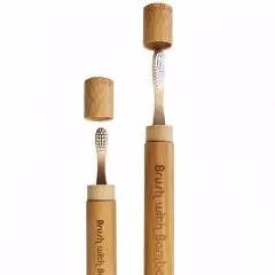 Bamboo Tooth Brush Travel Case