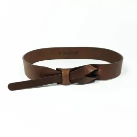 Buckleless Leather Belt - 1.5"