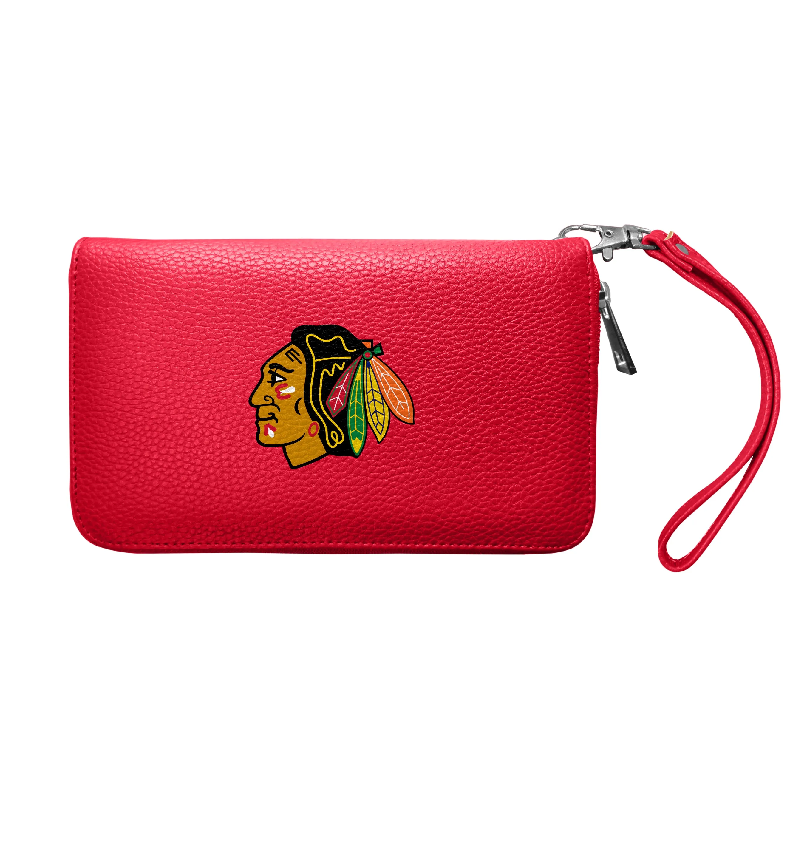 Chicago Blackhawks Zip Organizer Wallet Pebble