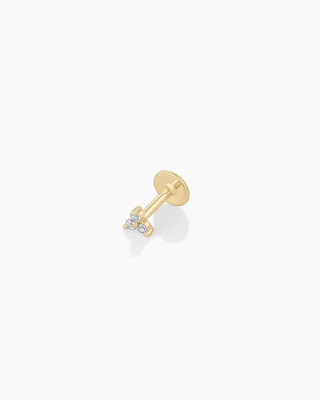 Diamond Bali Flat Back Studs