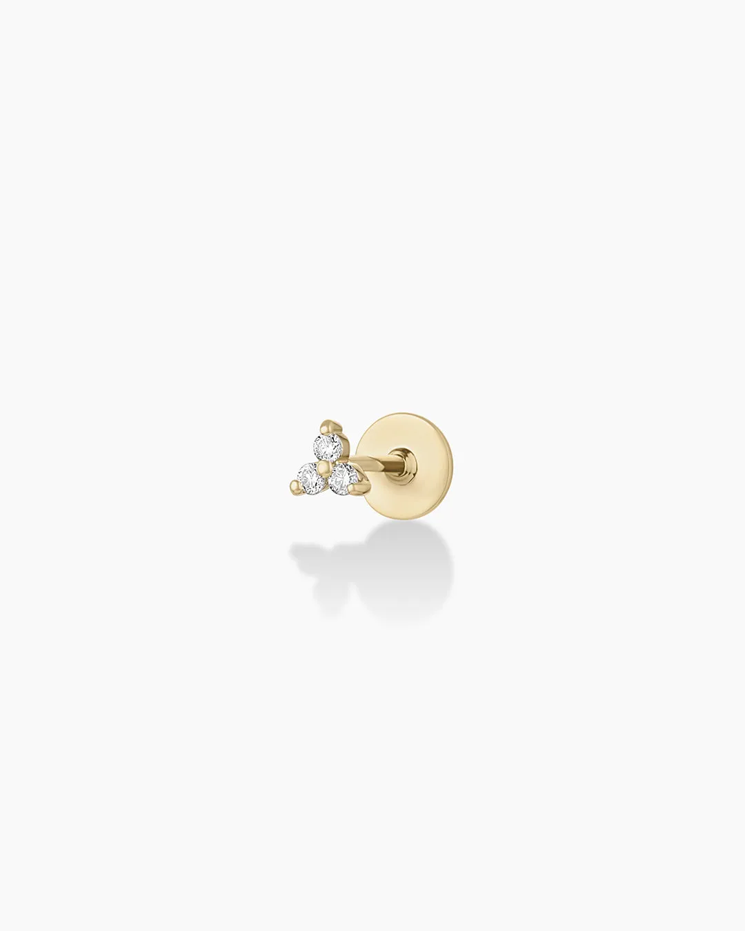 Diamond Bali Flat Back Studs