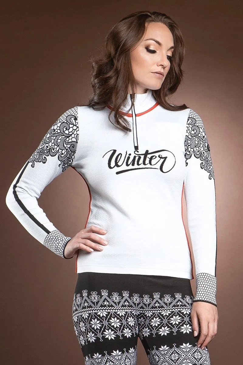 Euporia Winter Lace 1/2 Zip Pullover