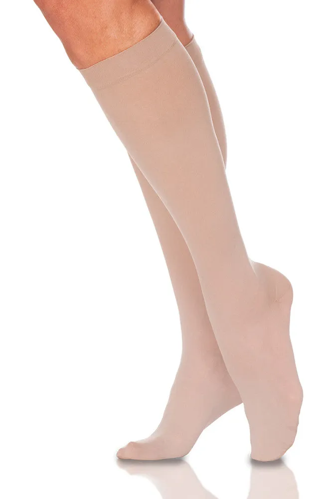 EverSheer | Calf High Compression Stockings | Closed Toe | 15-20 mmHg