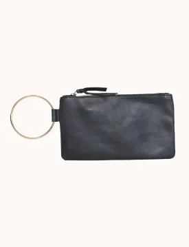 Fozi Wristlet in Black