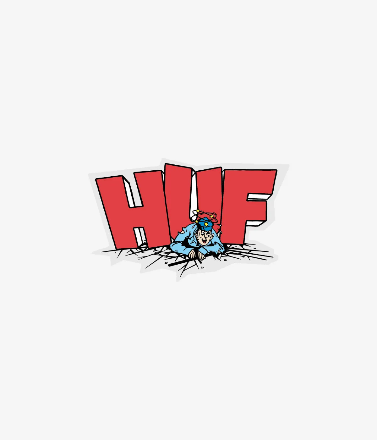 Huf The Drop Sticker