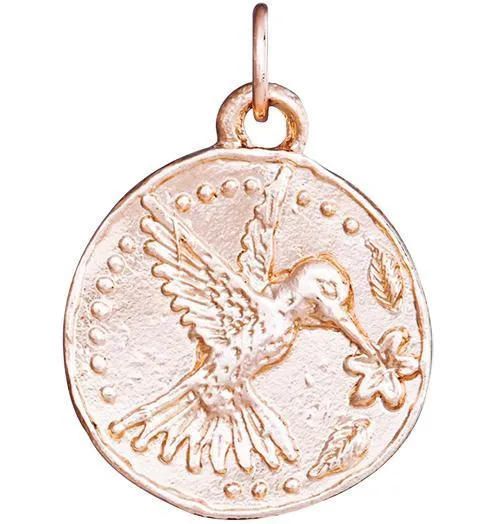 Hummingbird Coin Charm