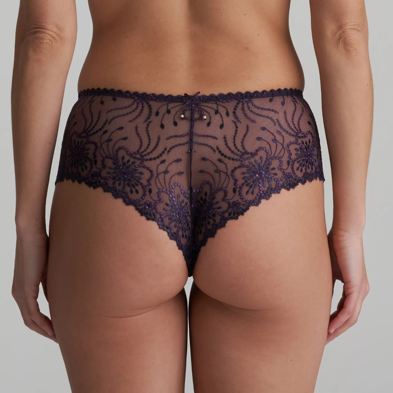 Jane Luxury Thong in Amethyst