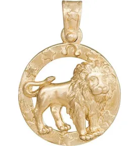 Large Leo Zodiac Charm