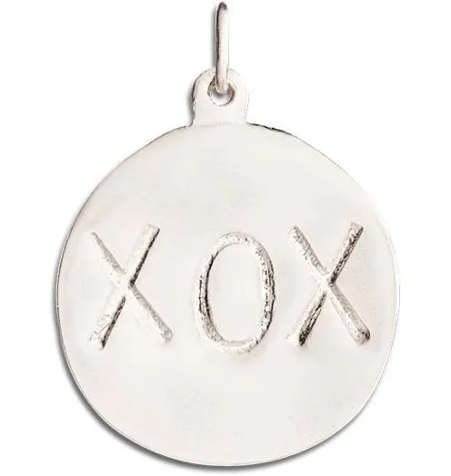 Large "XOX" Disk Charm