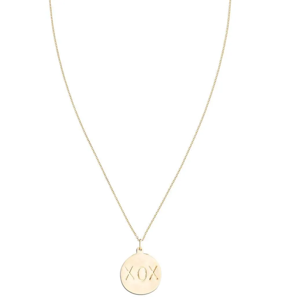 Large "XOX" Disk Charm