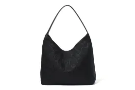 Logo Graphic Jacquard Hobo Bag