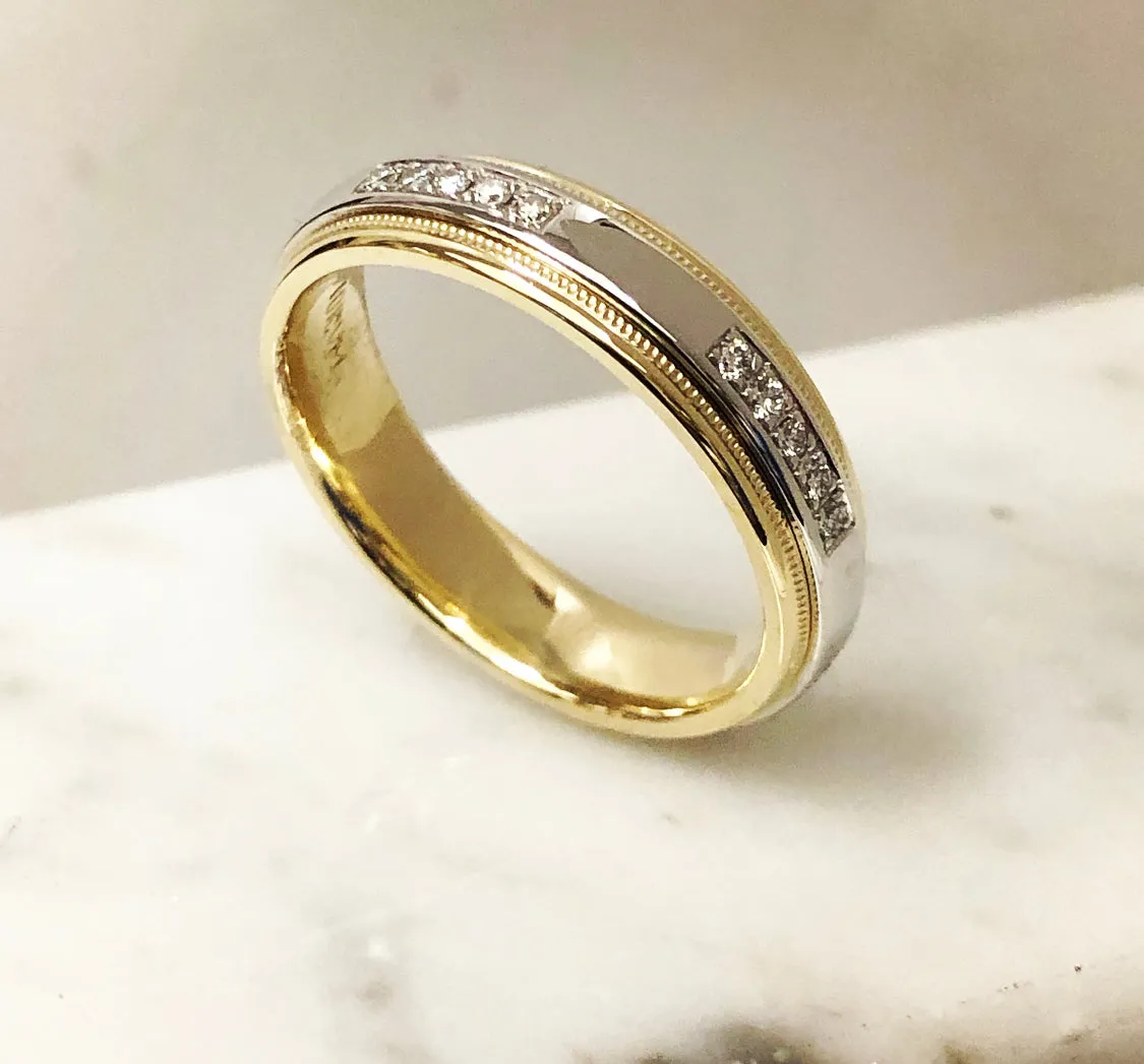 Lovely wedding band WR038