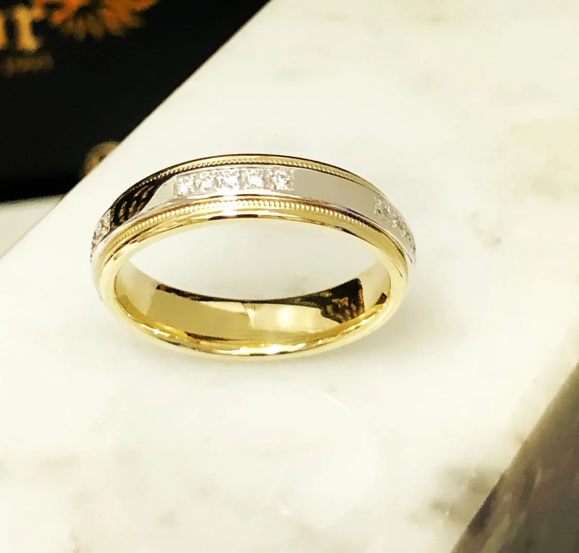 Lovely wedding band WR038