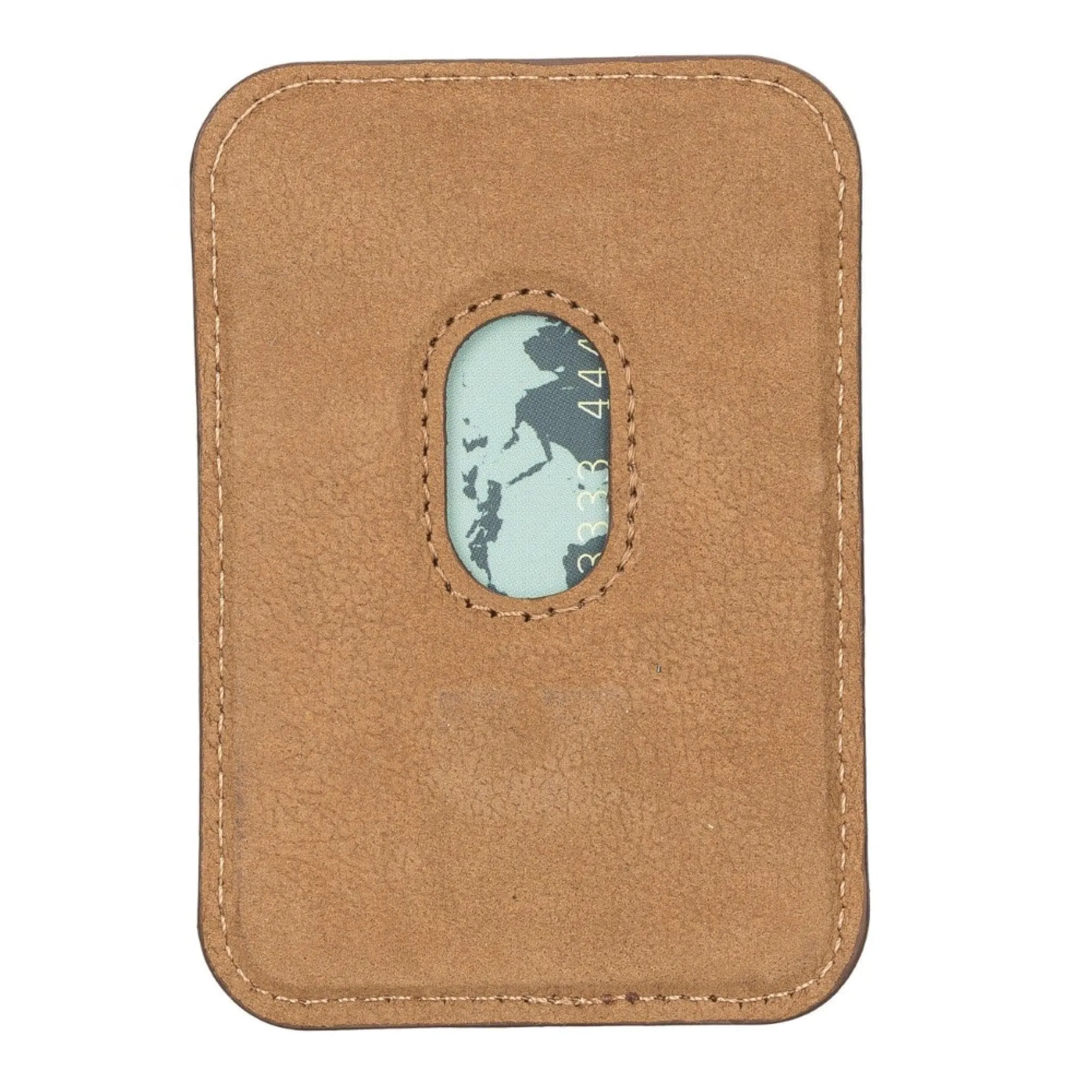 Maggy Magnetic Detachable Leather Card Holder for Back Covers