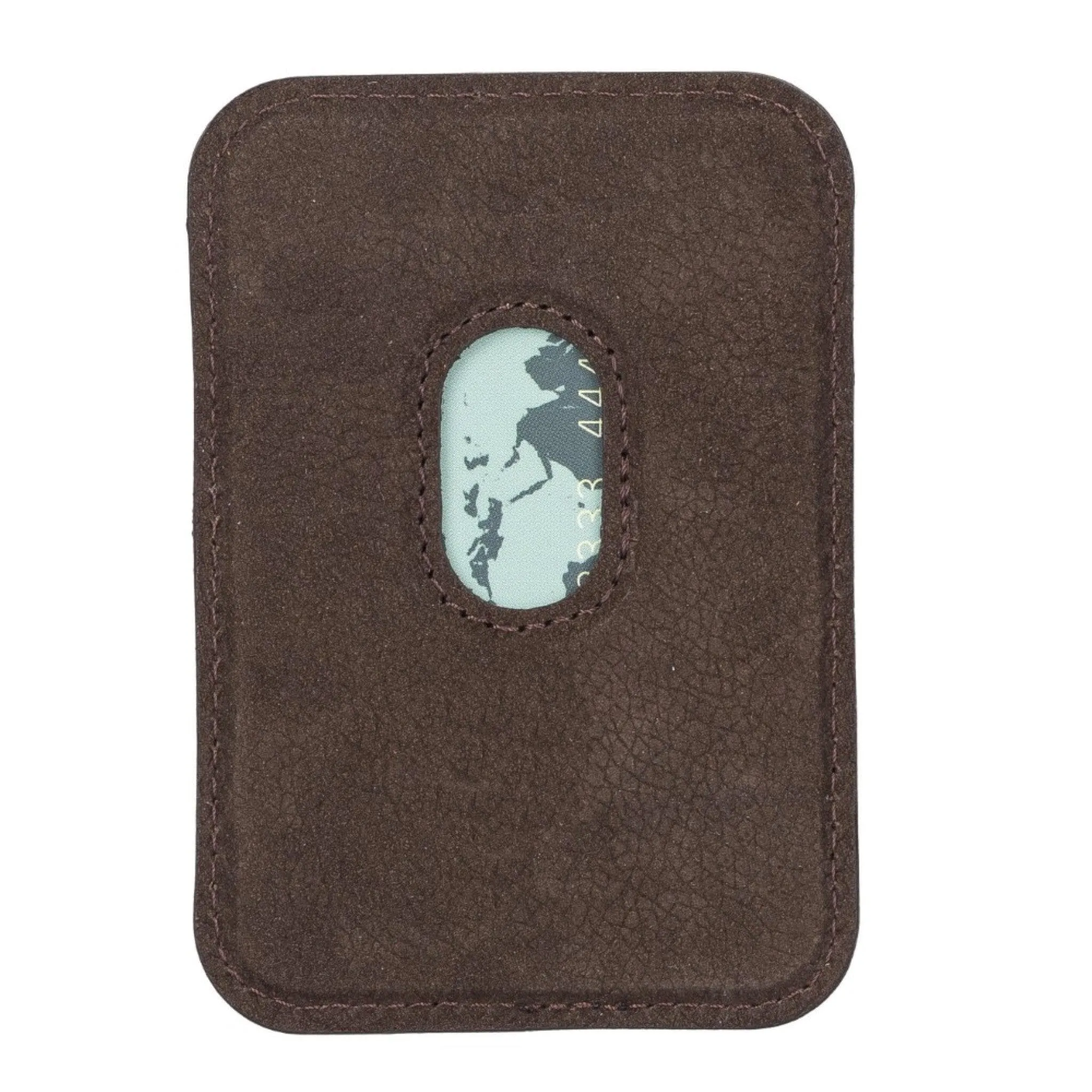 Maggy Magnetic Detachable Leather Card Holder for Back Covers