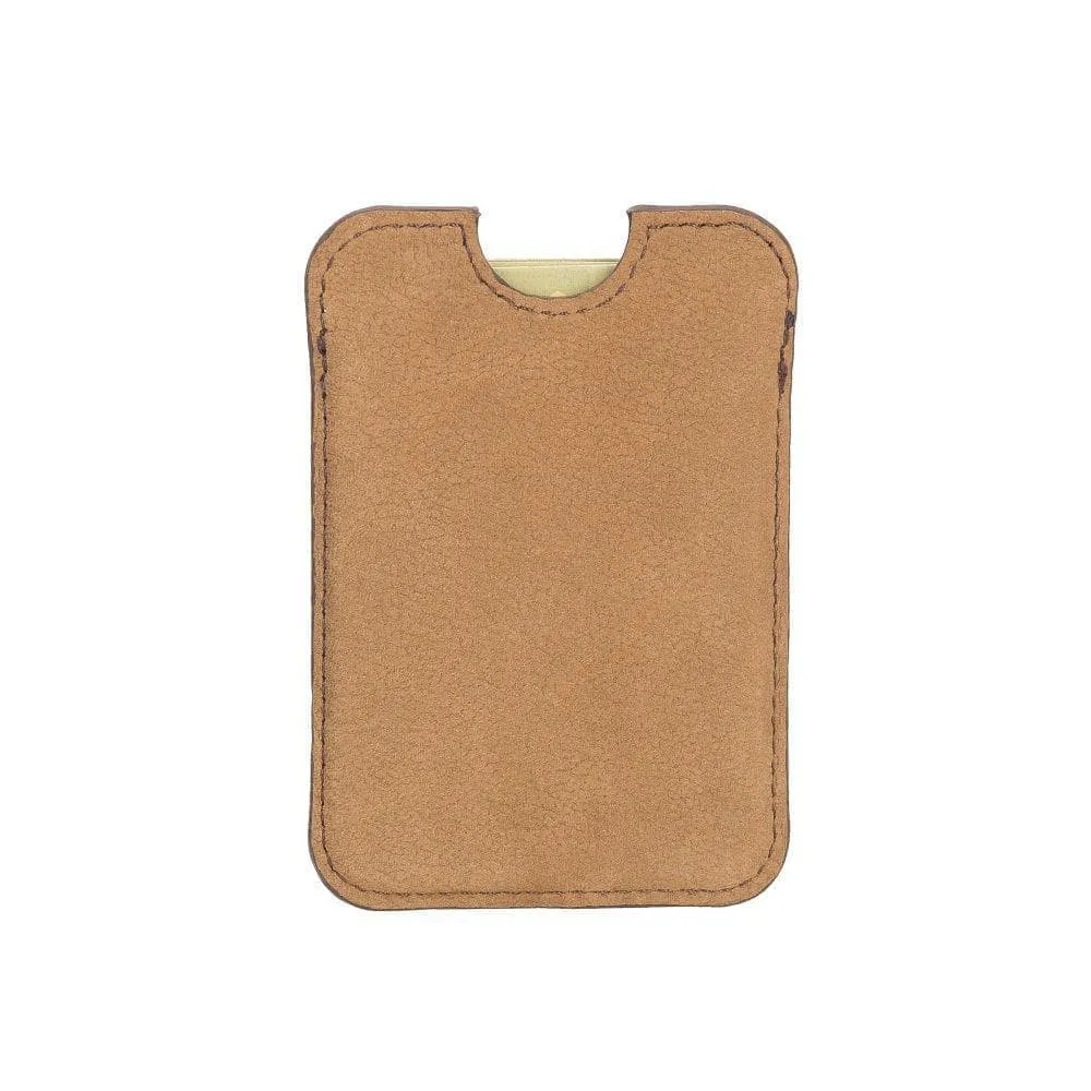 Maggy Magnetic Detachable Leather Card Holder for Back Covers