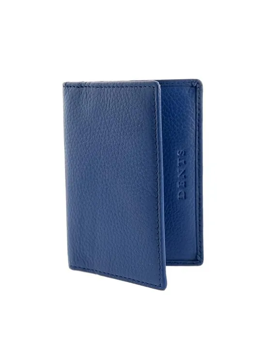 Men's Pebble Grain Leather Card Holder with RFID Blocking