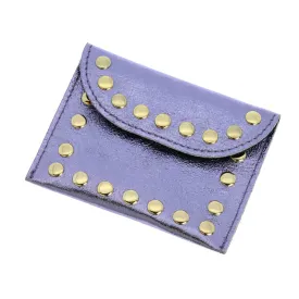 Metallic Studded Petite Pouch