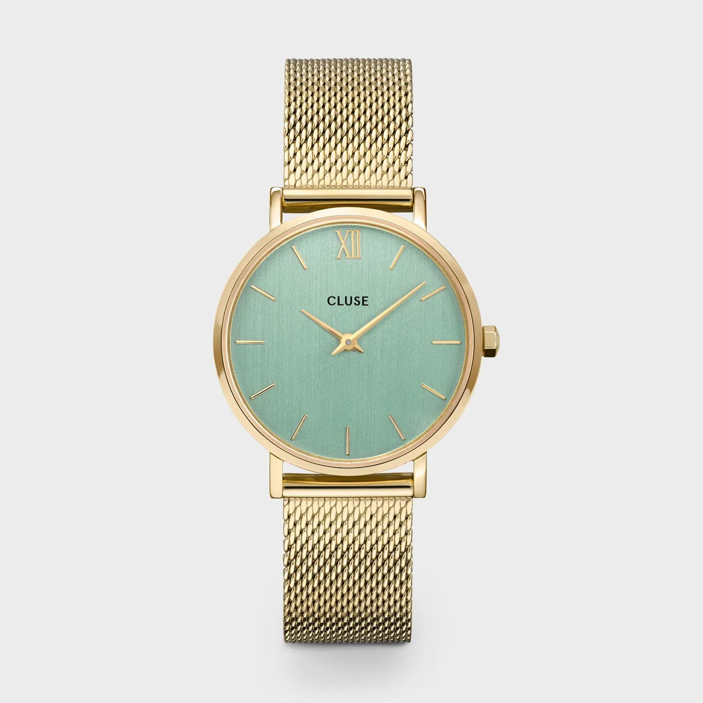 Minuit Mesh Green, Gold Colour