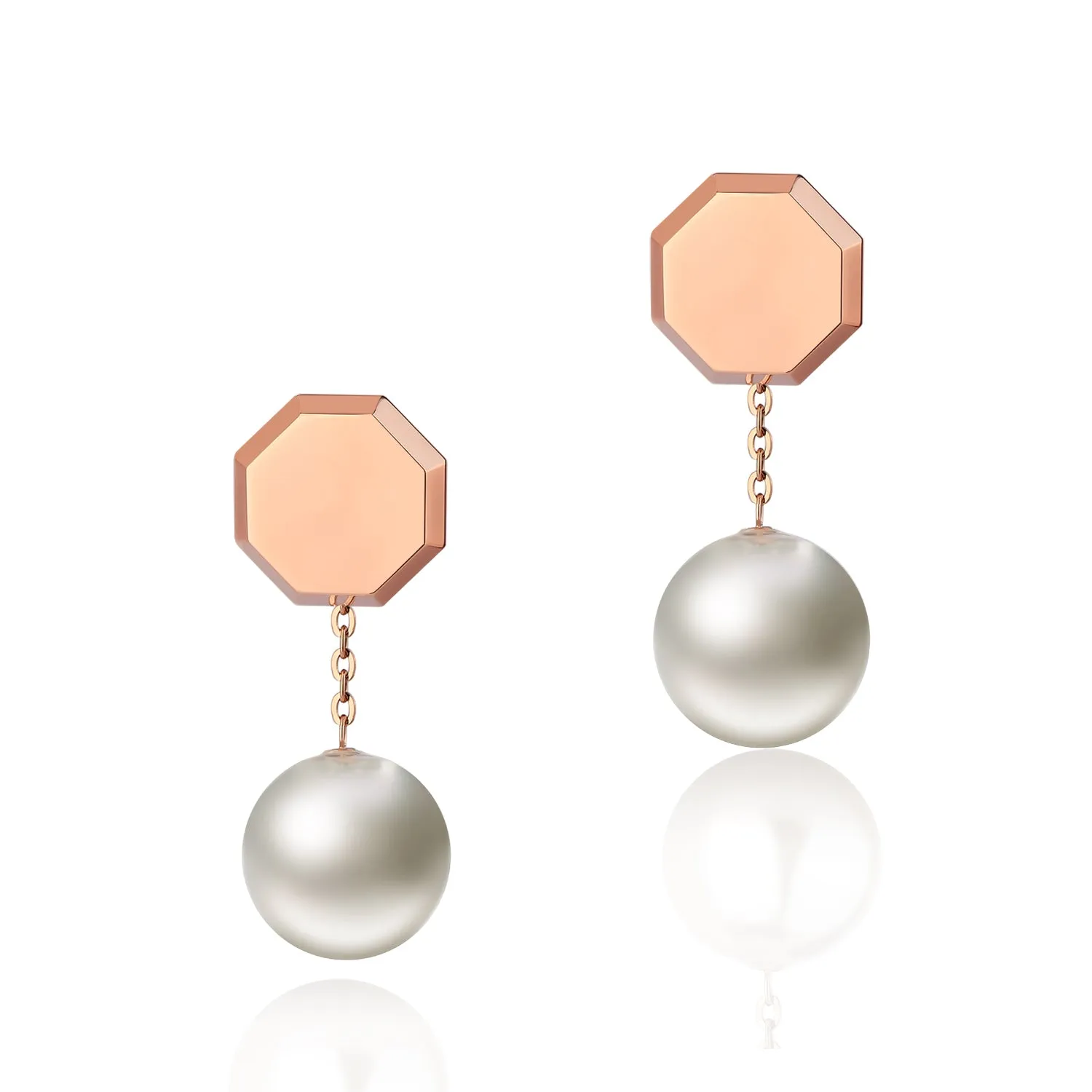 Okto Stud Hanging Pearl