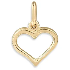 Open Heart Mini Charm