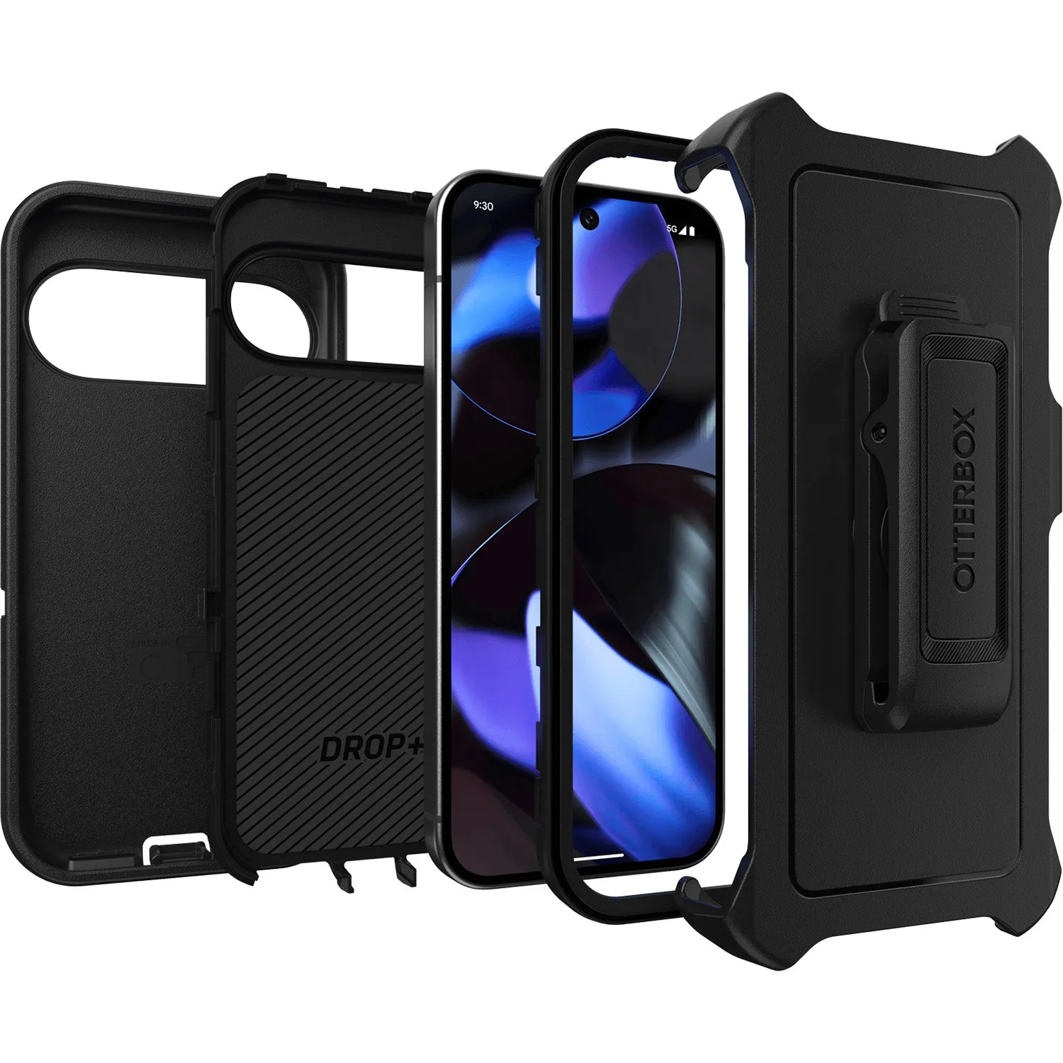 OtterBox Google Pixel 9 Case Defender Series Black