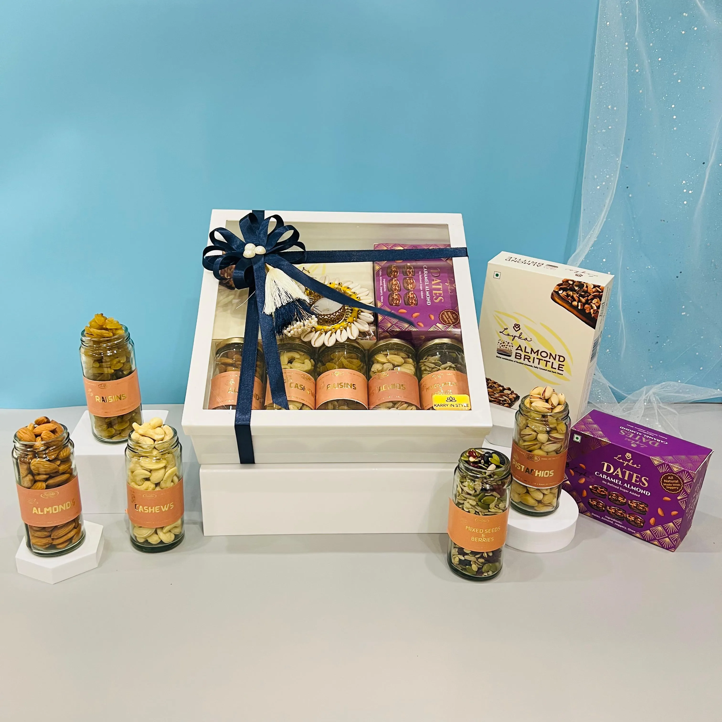 Premium Gift Hamper Containing Dry Fruits