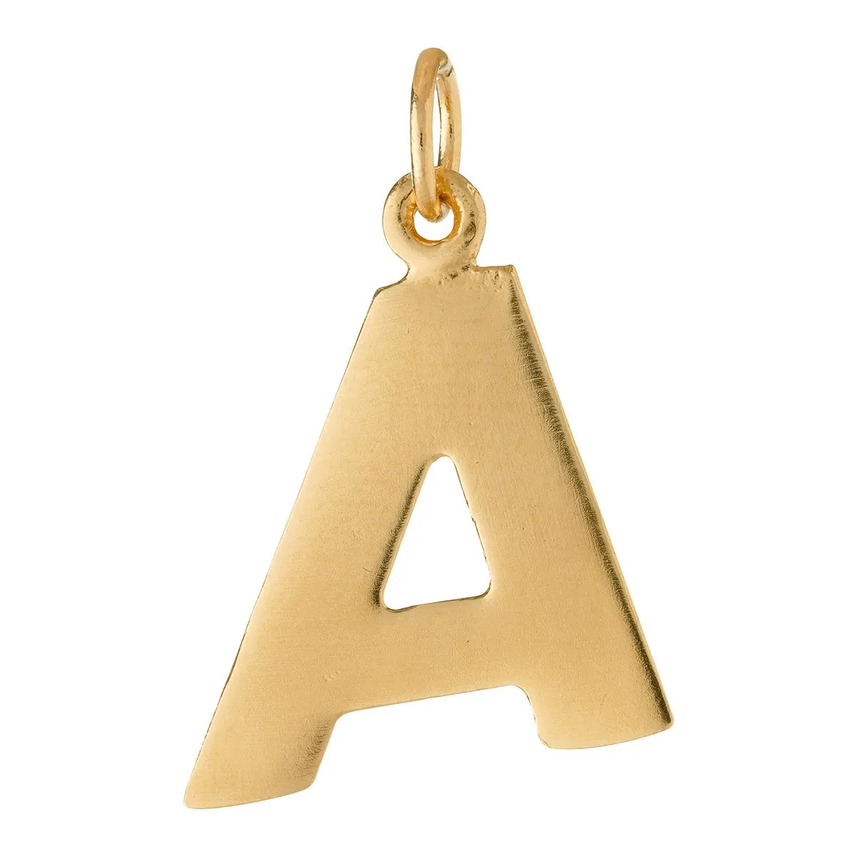 "F" Cutout Letter Charm