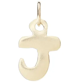 "J" Bubble Letter Charm