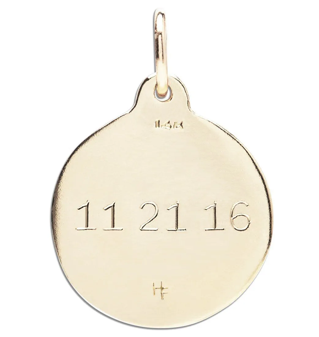 "L" Alphabet Charm With Diamond