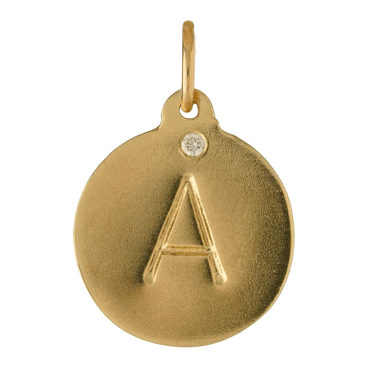 "L" Alphabet Charm With Diamond