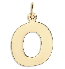 "O" Cutout Letter Charm