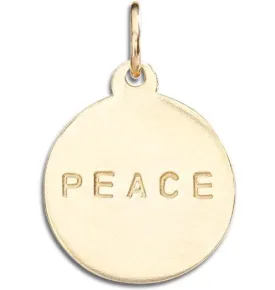 "Peace" Disk Charm