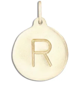 "R" Alphabet Charm