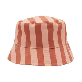 Reversible Bucket Hat - Stripes Sunset   Tierra