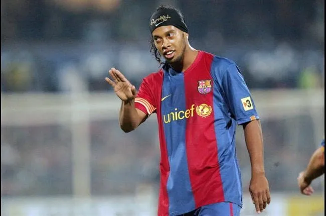 Ronaldinho Barcelona 2006 2007 Home Soccer Jersey Shirt XL SKU# 146980-426