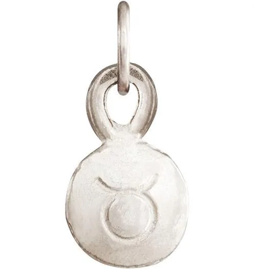 Small Taurus Zodiac Charm