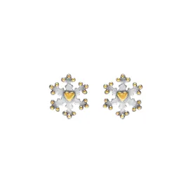 Snowflake Stud Earrings