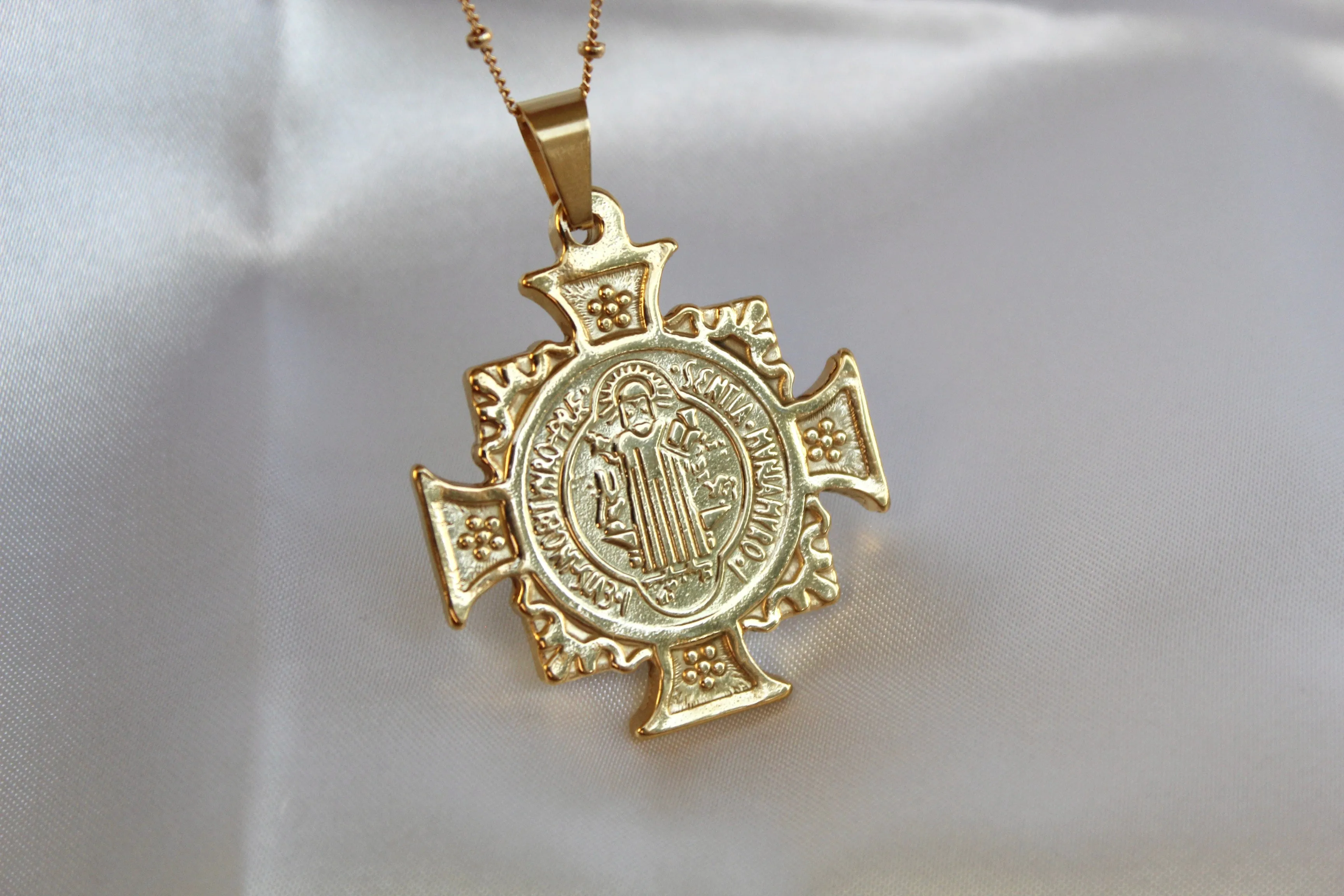 St. Benedict Cross Necklace