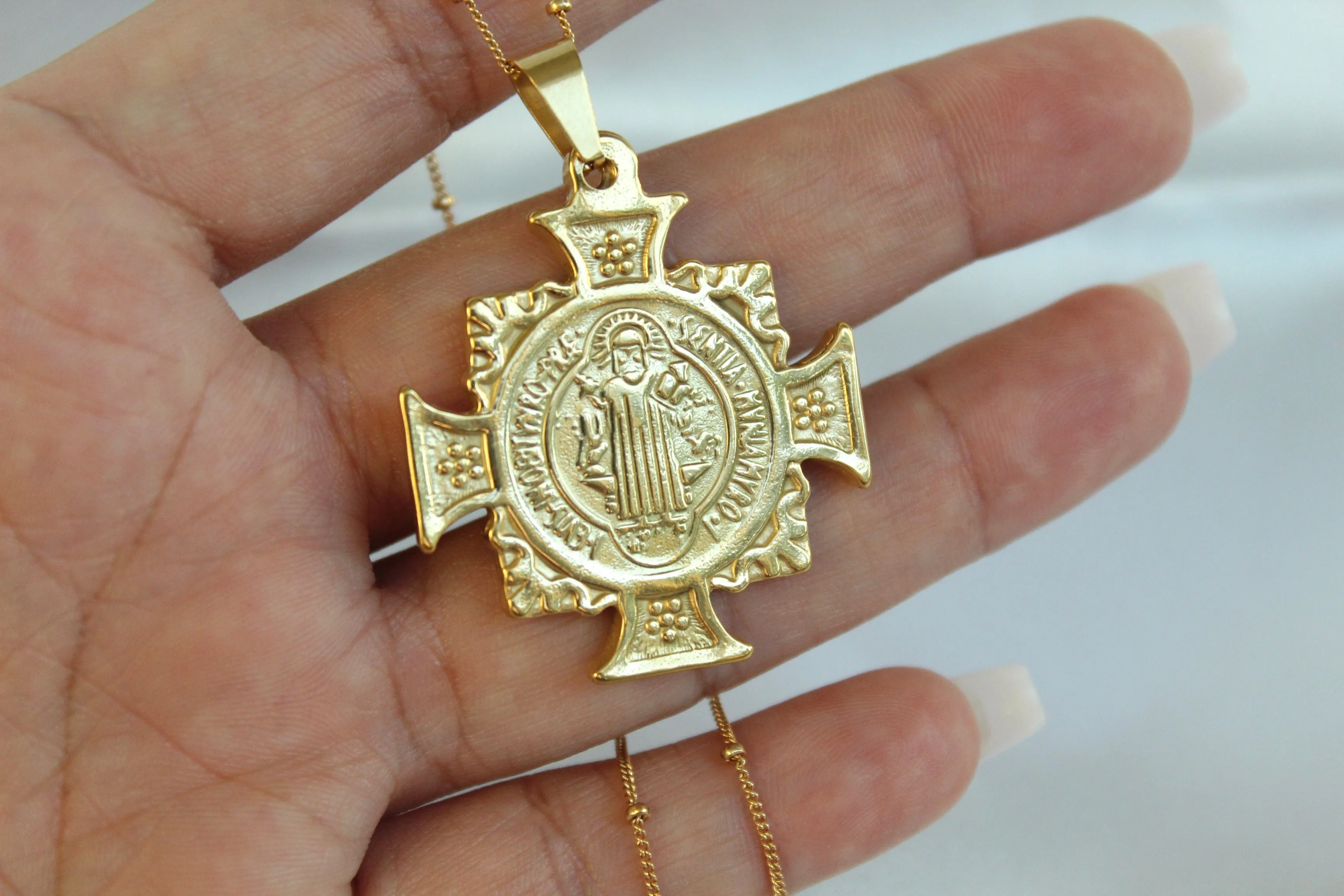 St. Benedict Cross Necklace