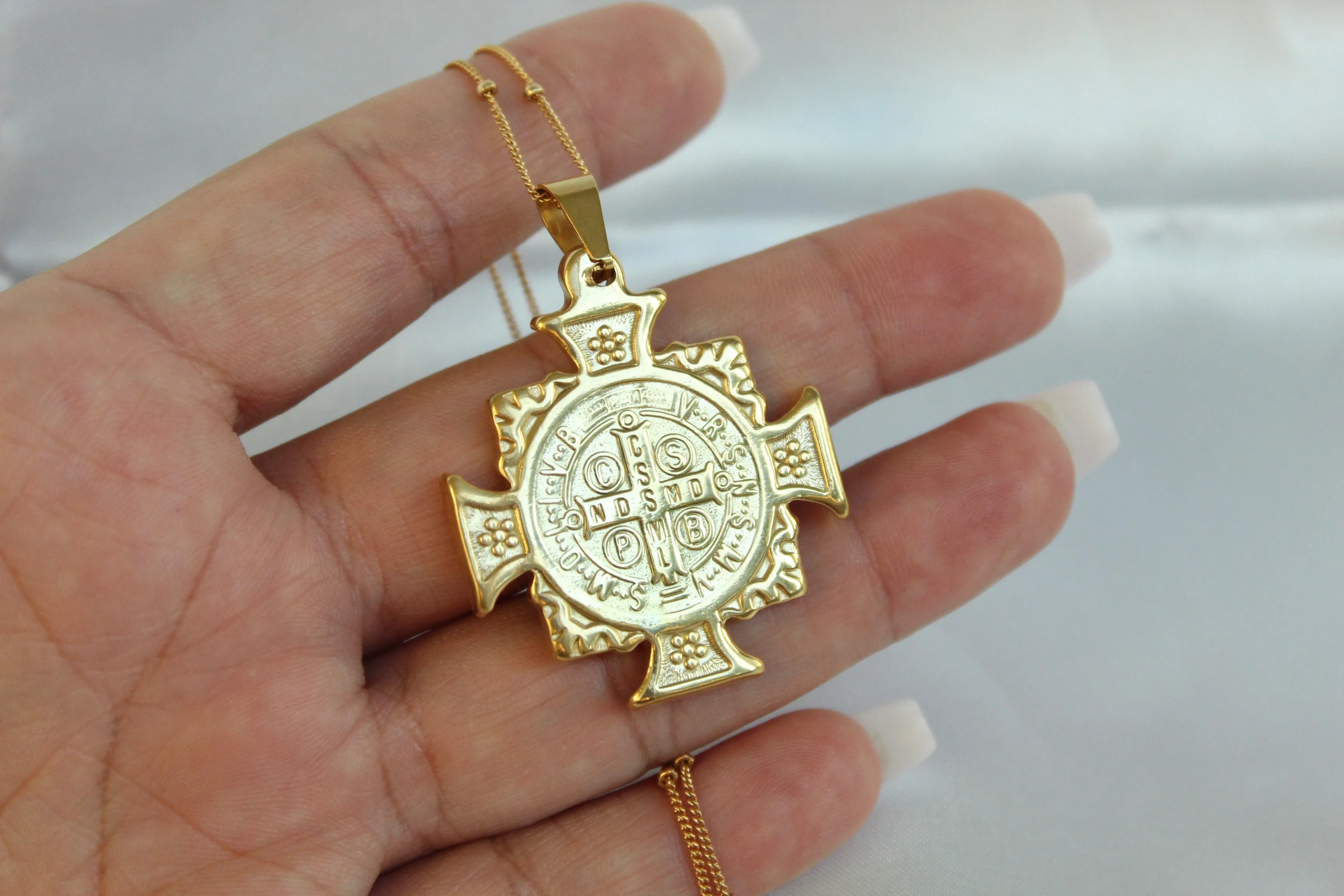 St. Benedict Cross Necklace