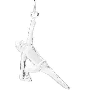 Standing Triangle Pose Yoga Charm