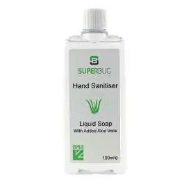 Superbug Liquid Travel Soap With Aloe Vera 100ml